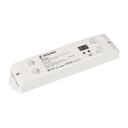 INTELLIGENT ARLIGHT Диммер DALI-TRIAC-601-82-D2-DRI-PS-SUF White (230V, 1x1.5A) (IARL, IP20 Пластик, 5 лет)