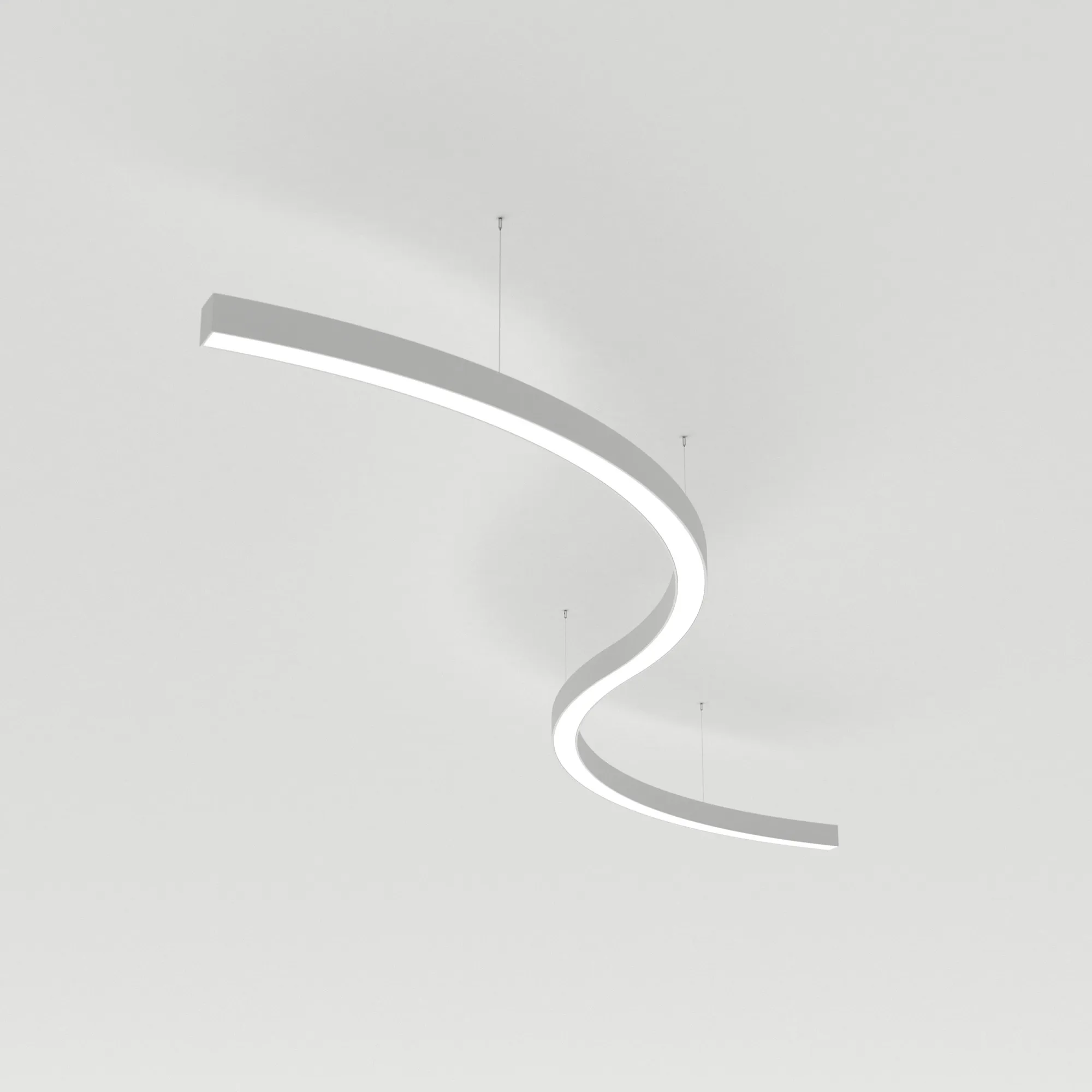 Светильник SP-LINE-HANG ARC-S3535-D1500-124W Day4000 (WHITE, 230V) (Arlight, Металл) - изображение товара