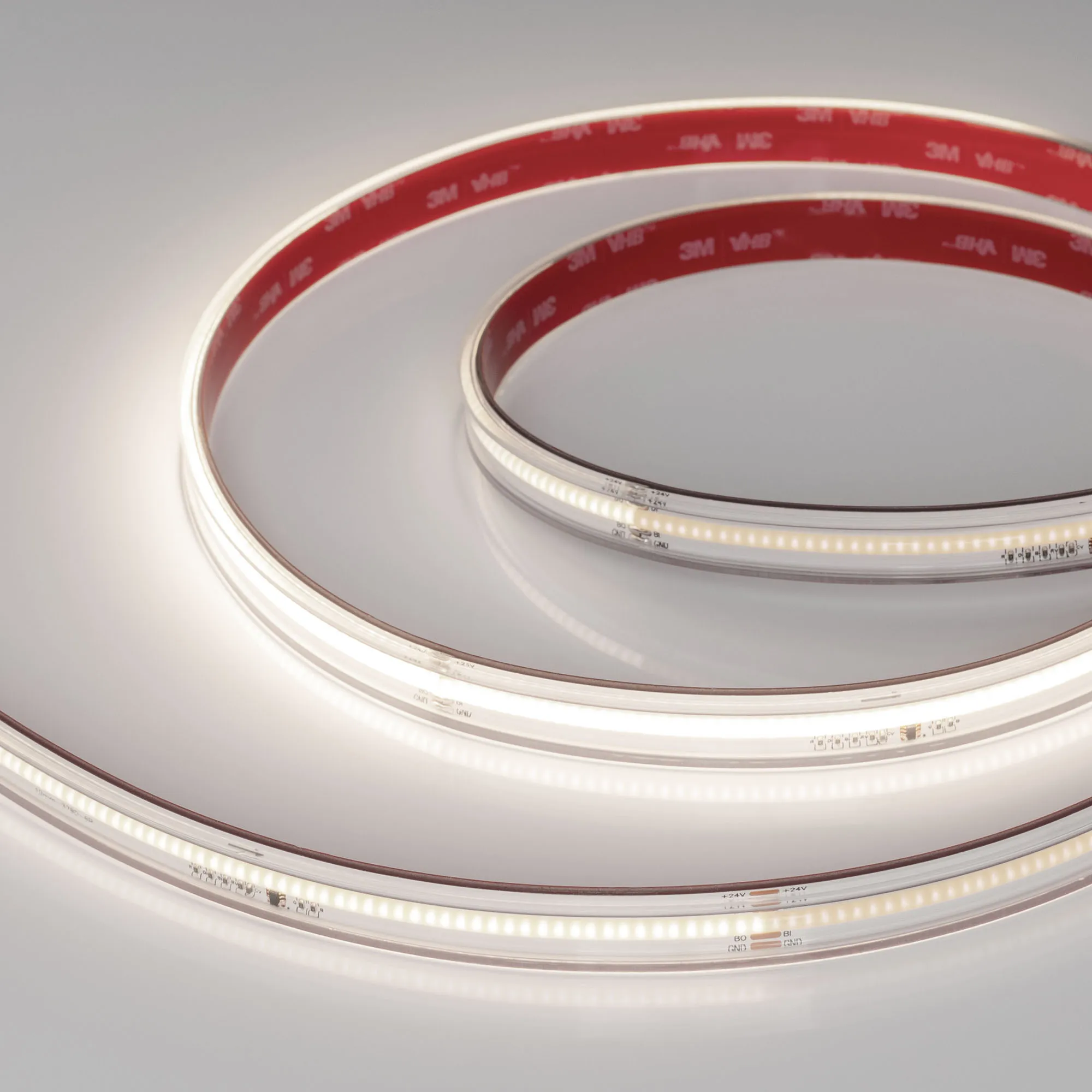 Лента светодиодная герметичная SPI-COB-PS-X378-14mm 24V Day4000-PX63-BPT (7 W/m, IP67, 5m) (Arlight, бегущий огонь) - изображение товара