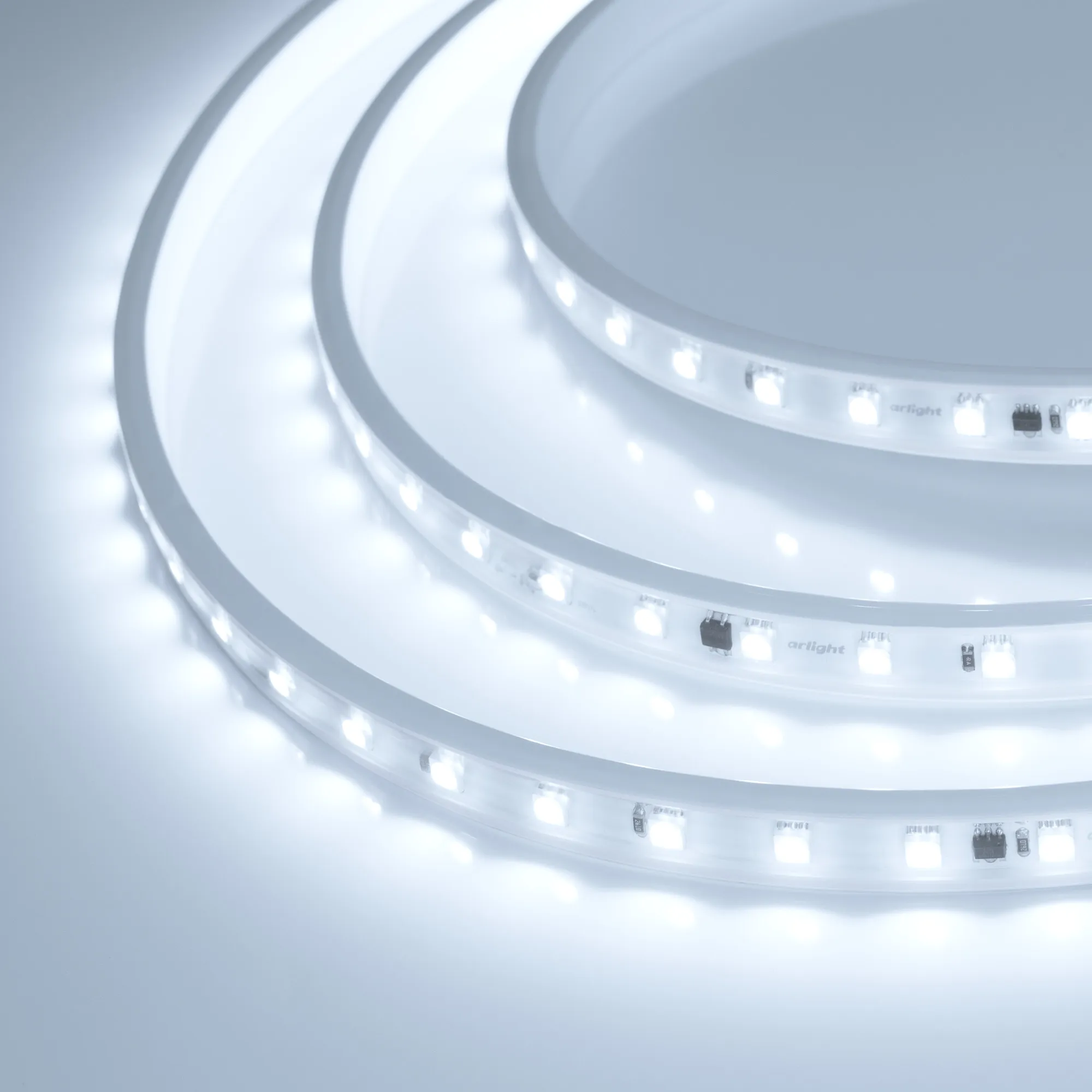 Лента светодиодная герметичная ARL-PV-B54-15.5mm 230V White6000 (8 W/m, IP65, 5060, 10m) (Arlight, -) - изображение товара