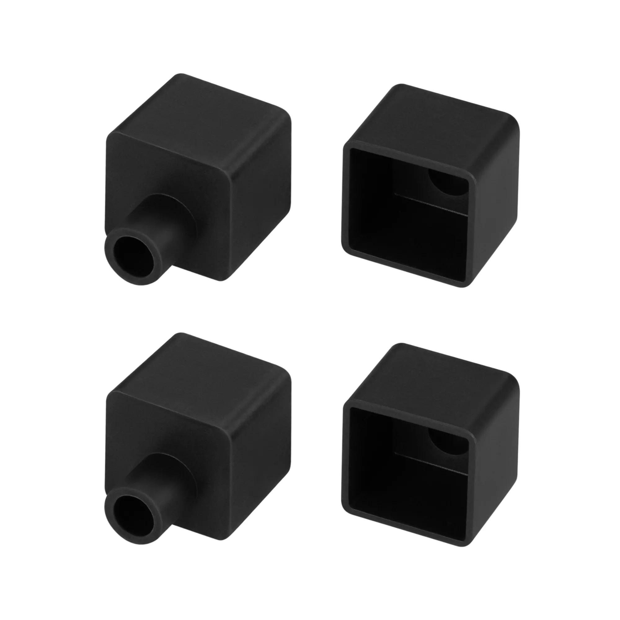 Заглушка WPH-FLEX-1616 BLACK с отверстием (Arlight, Пластик) - изображение товара