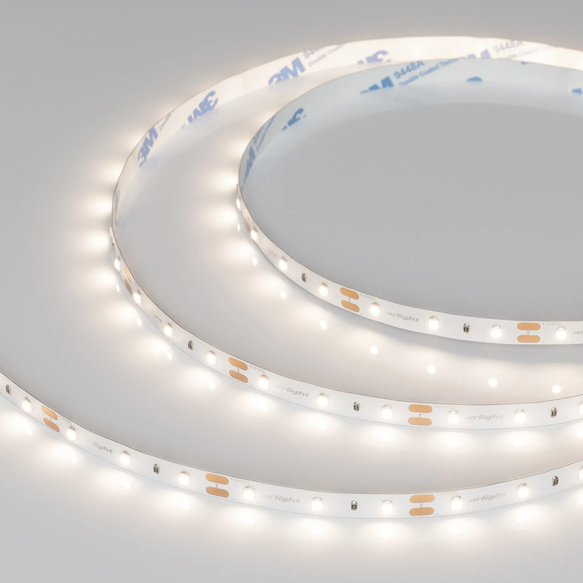 Лента светодиодная NT-A60-8mm 12V Day4000(4.8 W/m, IP20, 3528, 5m) (Arlight, Открытый)