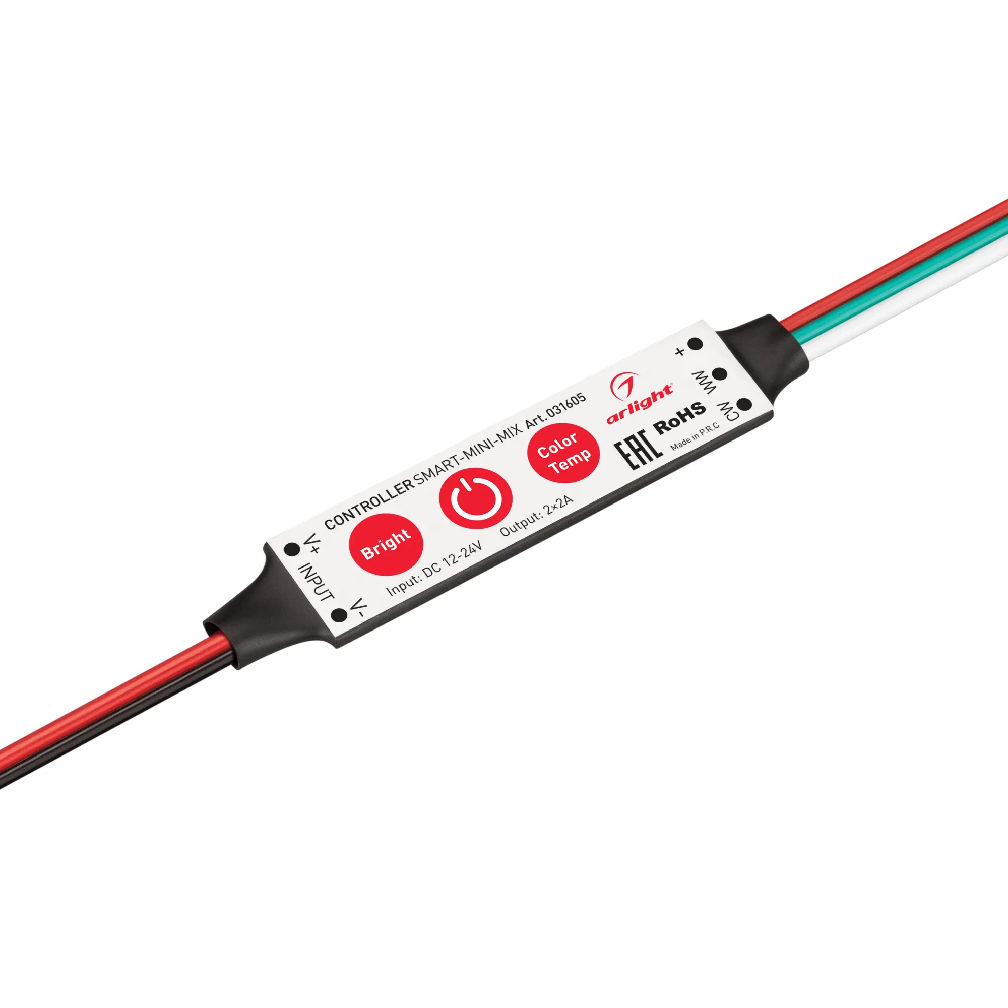 Контроллер SMART-MINI-MIX (12-24V, 2x2A) (Arlight, IP20 Пластик, 5 лет) - изображение товара