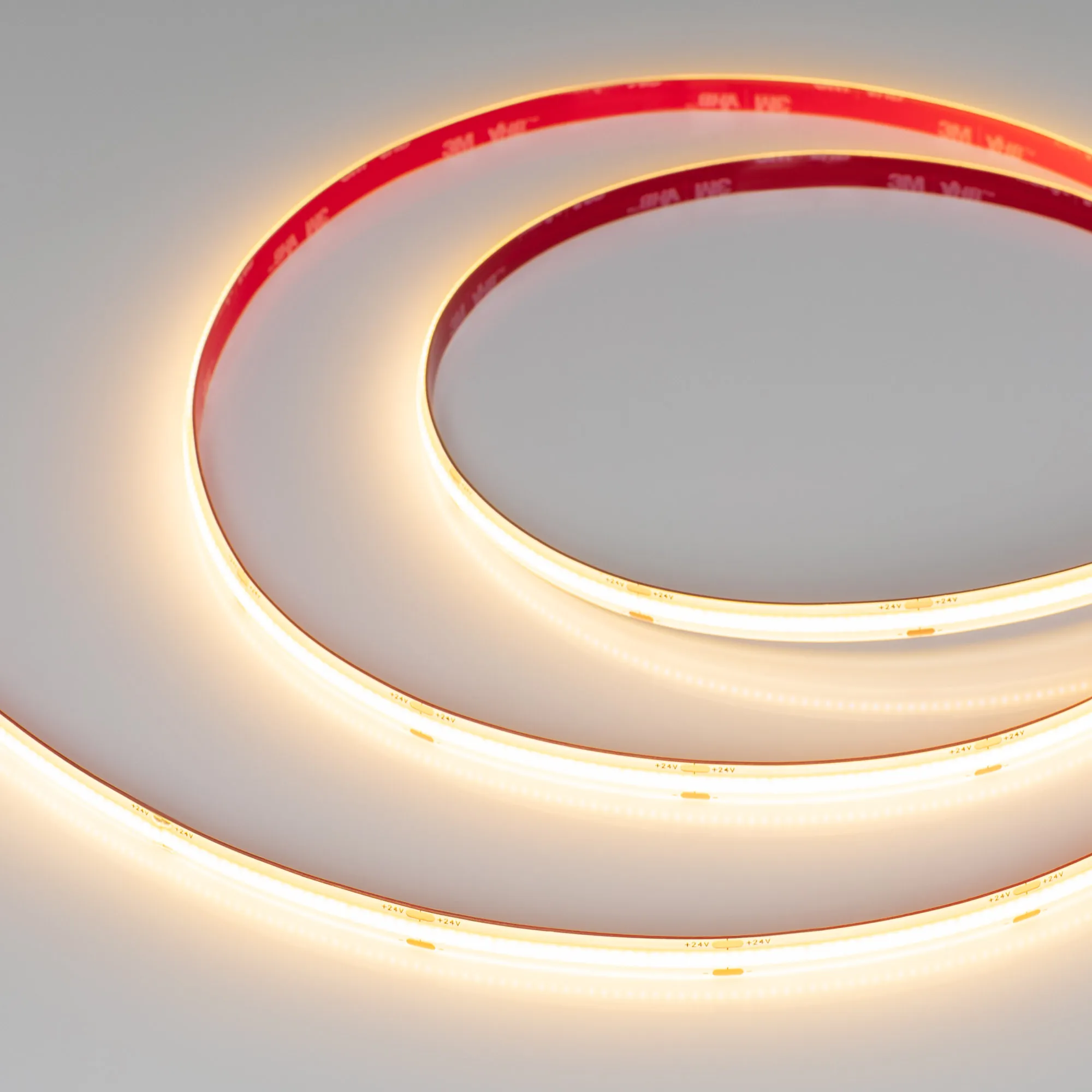 Лента светодиодная герметичная COB-SE-X480-8mm 24V Warm2700 (10 W/m, IP65, 5m) (Arlight, 5 лет) - изображение товара