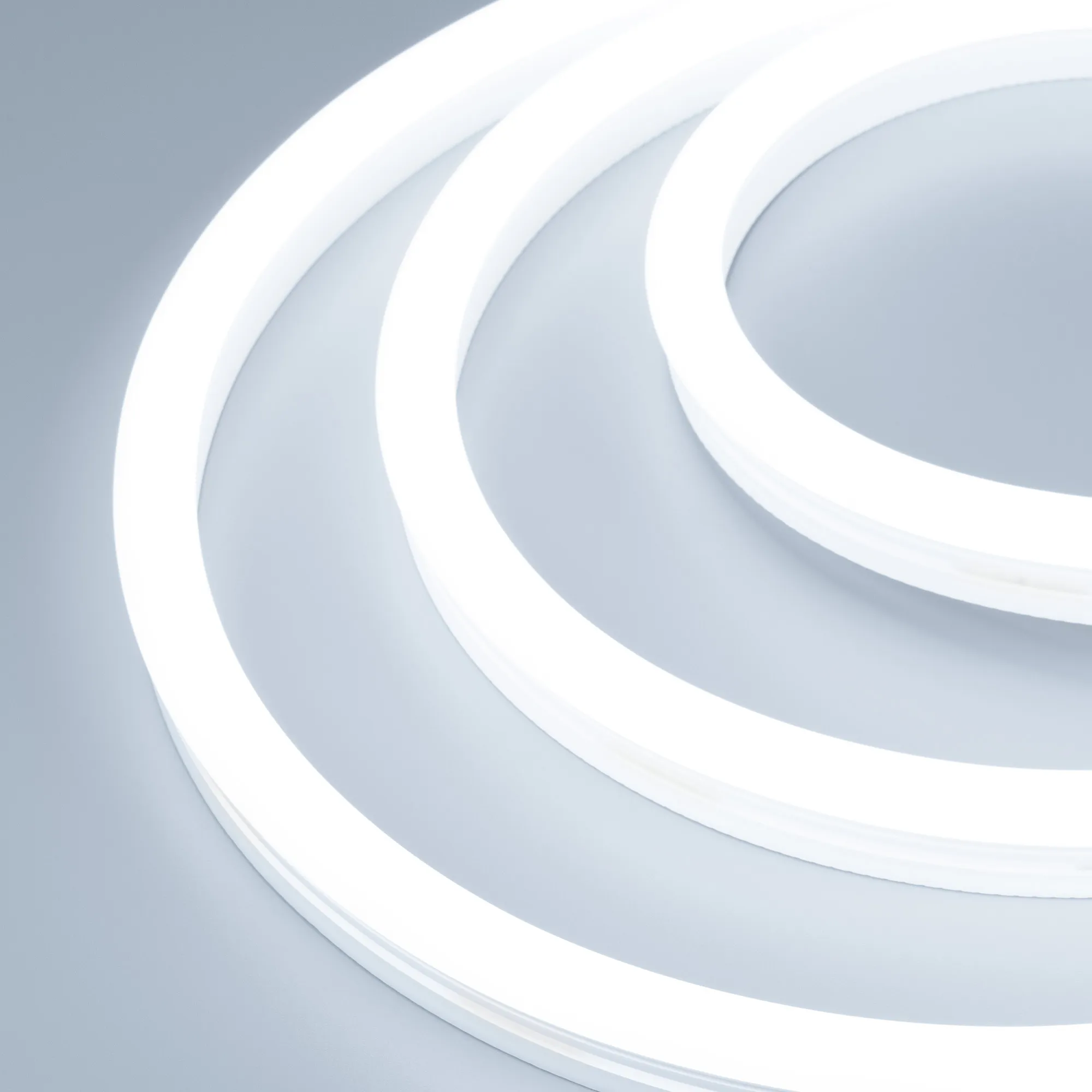 Лента герметичная WAVE-SIDE-A120-12x25mm 230V White6000 (12 W/m, IP67, 50m, wire x2) (Arlight, Грибовидная форма) - изображение товара